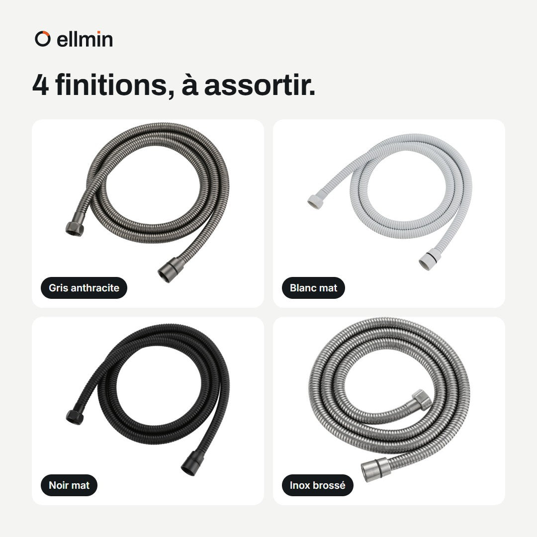 Les 4 finitions du flexible Ellmin