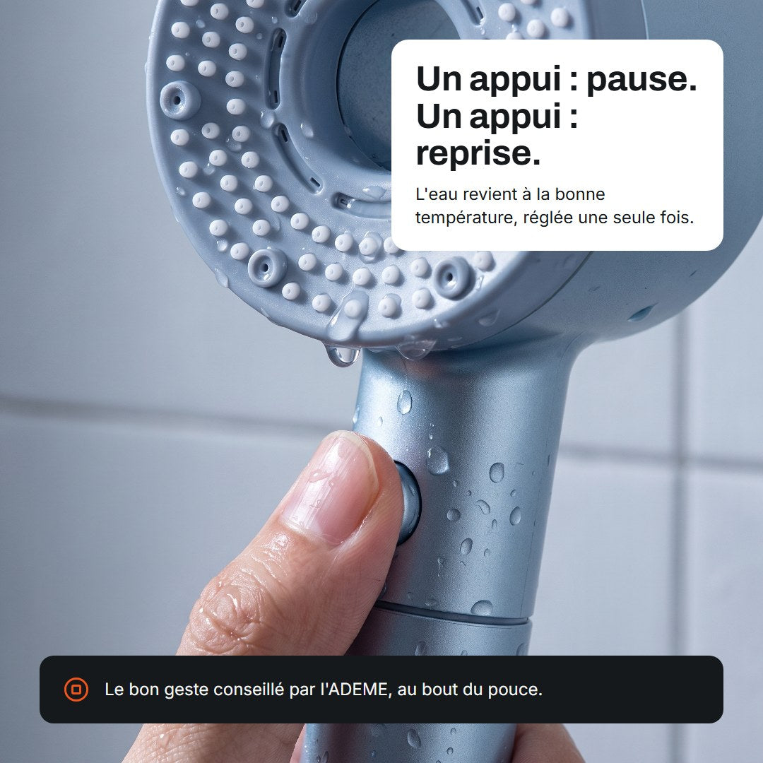 Ellmin, bouton stop sur le manche