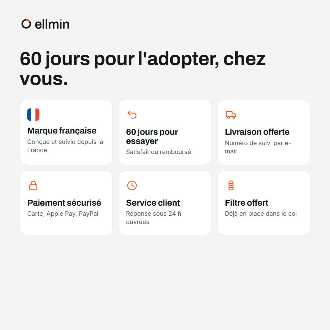 Marque française, 60 jours pour essayer, livraison offerte